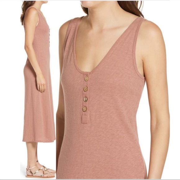 ❌SOLD❌ $148 NWT! Faherty Brand Cliffside Dress - Cedarwood - Picture 2 of 10